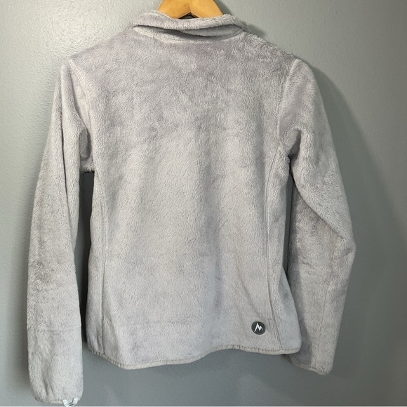 Marmot Ladies Rocklin Fleece Jacket in light gray size Small - Picture 4 of 5